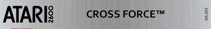 Cross Force logo for Atari 2600
